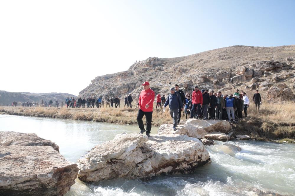 Ağrı’da Diyadin Kanyonu Yürüyüşü yapıldı